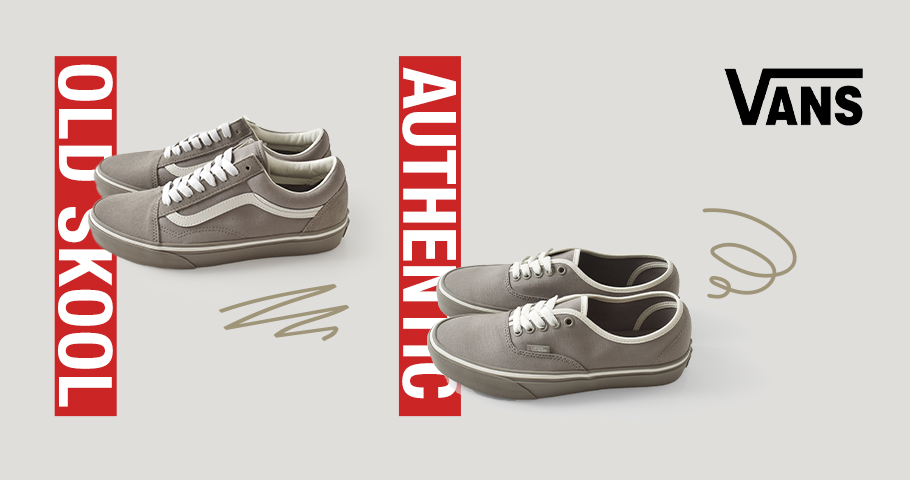 “Old Skool”と“Authentic” Vans(ヴァンズ)