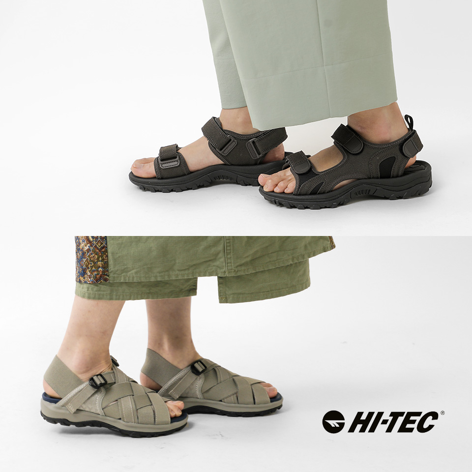 サンダルも。HI-TEC(ハイテック)
