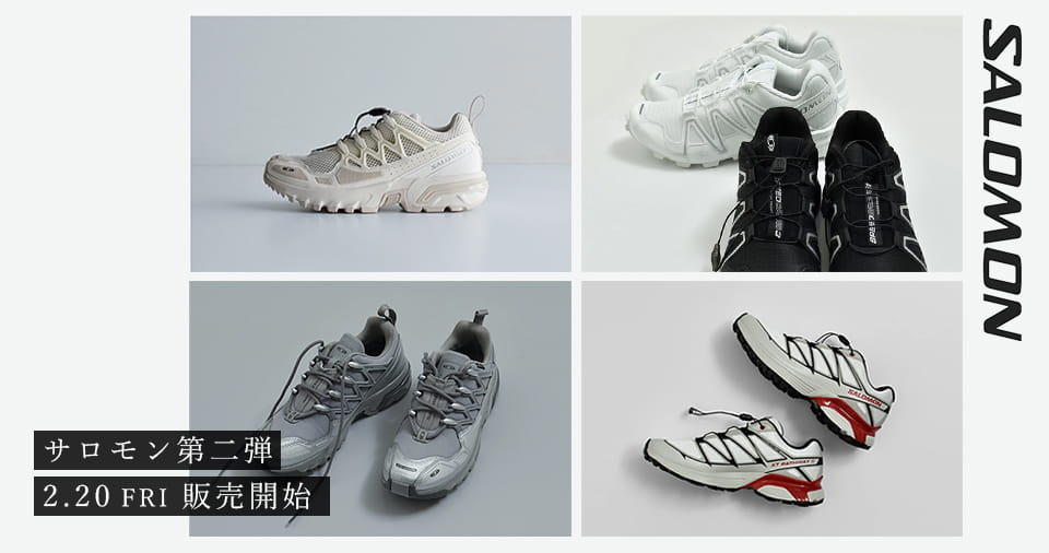 【4モデル新入荷】Salomon 2/20 NEW ARRIVAL