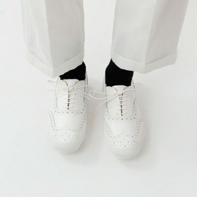 ses amis by chausser セザミバイショセ メダリオン レザー シューズ