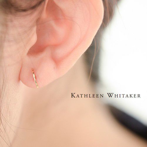 キャスリーン ウィテカー  ゴールドサークルピアス KATHLEEN WHITAKER Kathleen Whitaker キャスリーン ウィテカー