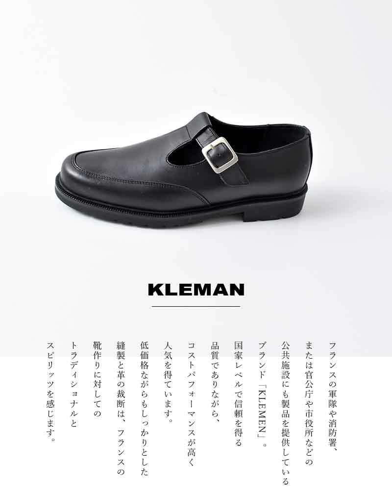 KLEMAN クレマン T字ストラップレザーシューズ daisyor-22aw-hm