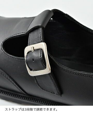 KLEMAN クレマン T字ストラップレザーシューズ daisyor-22aw-hm KLEMAN クレマン T字ストラップレザーシューズ daisyor-22aw-hm