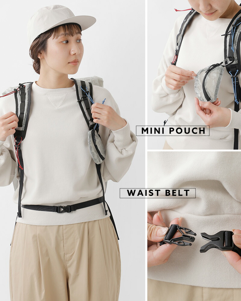 and wander アンドワンダー ダイニーマ 軽量 バックパック “UL 
