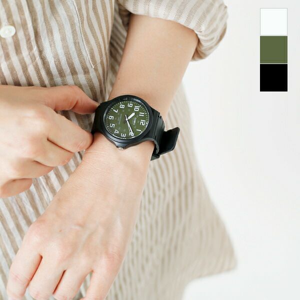 CASIO(カシオ)アナログラウンドフェイス腕時計 mw-240-mm | Piu di aranciato(ピウディアランチェート)