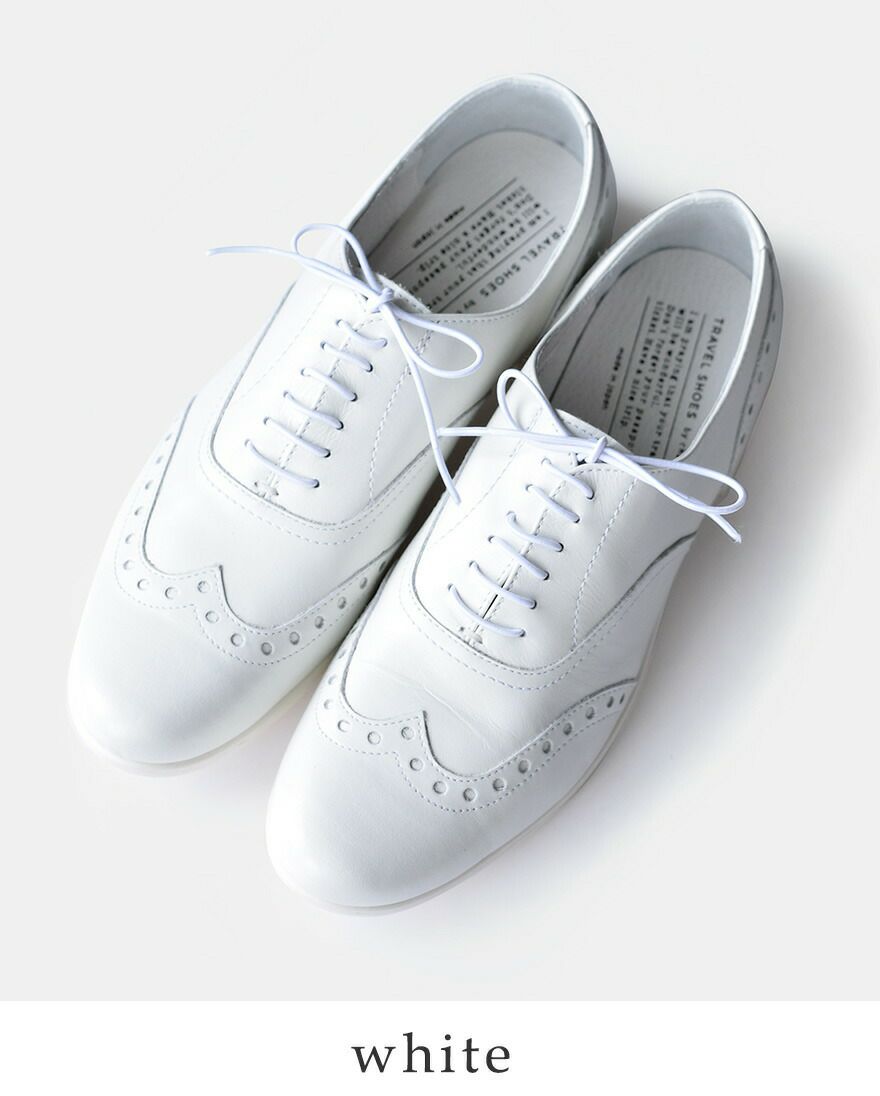 TRAVEL SHOES by chausser トラベルシューズバイショセ ウィングチップ 