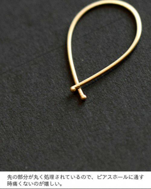 Carla Caruso カーラ カルーソ 14kt Gold ピアス“Small Ribbon