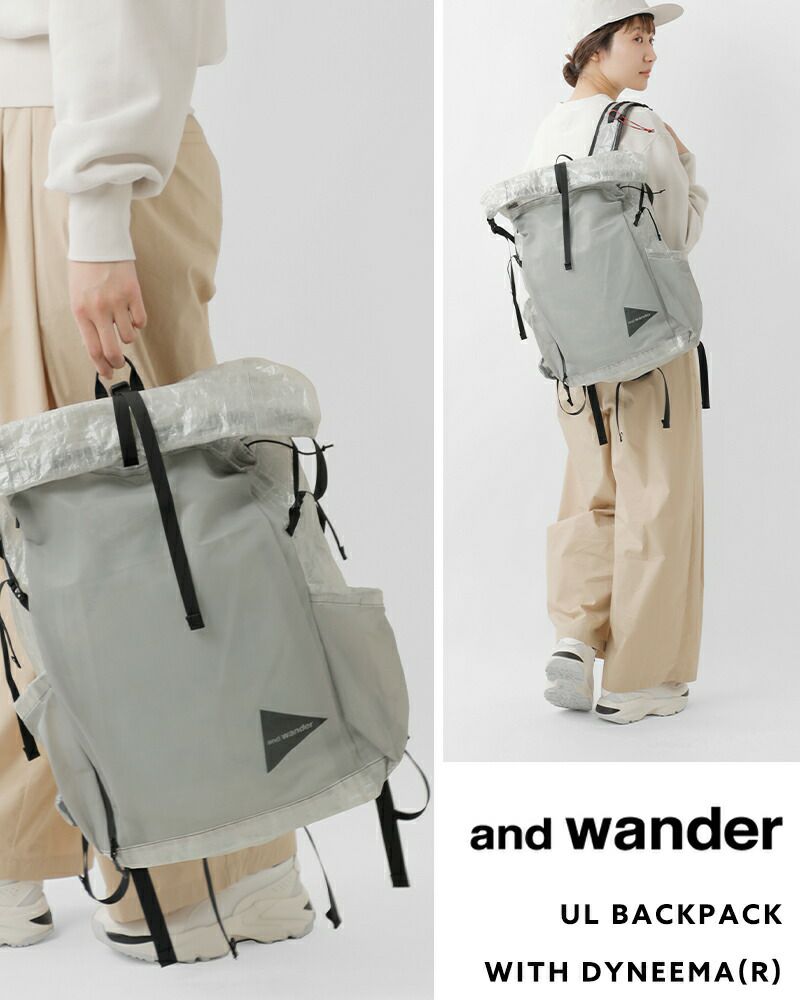 and wander アンドワンダー ダイニーマ ウォレット “UL wallet