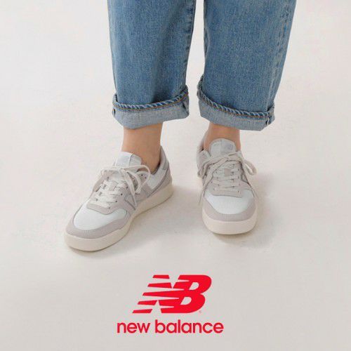 new balance(ニューバランス)スムースレザー×スエードスニーカー ...