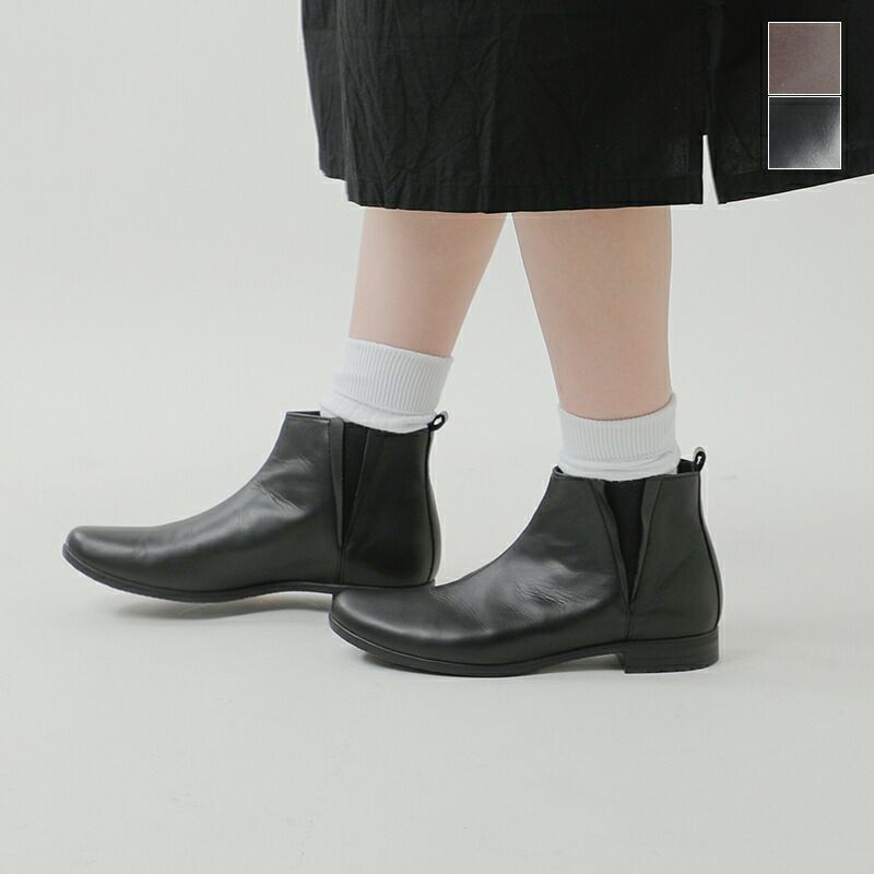 TRAVEL SHOES by chausser トラベルシューズバイショセ 晴雨兼用サイドゴアレザートラベルブーツ tr-005-rf  レディース【サイズ交換初回無料】 | Piu di aranciato(ピウディアランチェート)