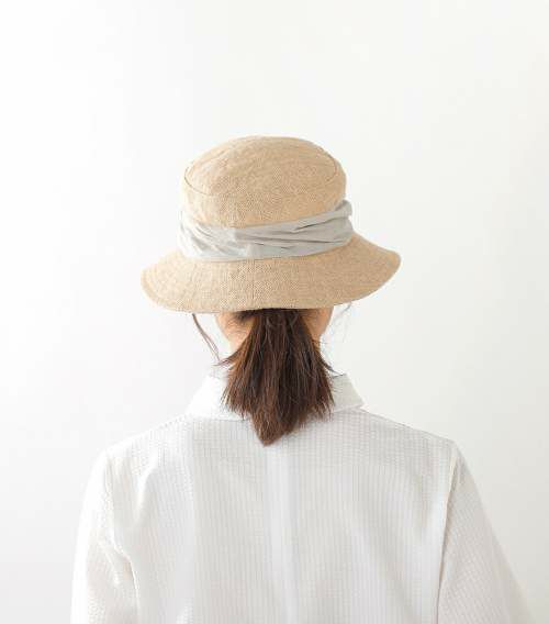 mature ha.(マチュアーハ)ジュートドレープハット“jute drape hat