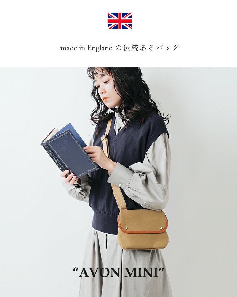 Brady ブレディ ツイル ショルダー ミニ バッグ “AVON MINI