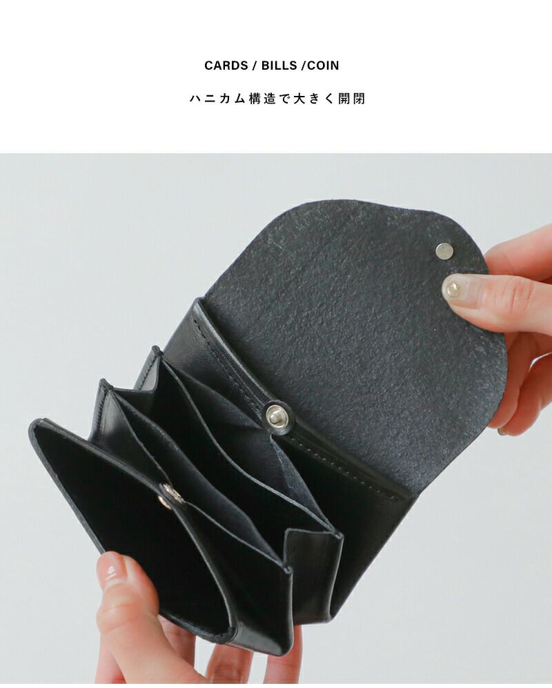 クーポン対象】irose イロセ カウレザーミニウォレット RICRAC acc-r02