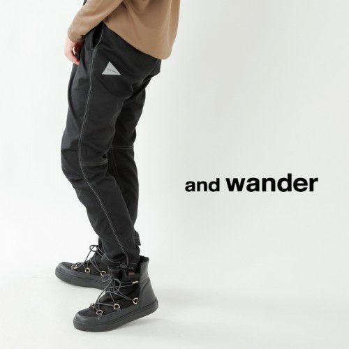 【クーポン対象】and wander(アンドワンダー)ポリエステル