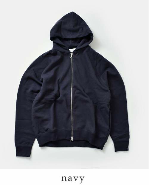 graphpaper(グラフペーパー)ループウィラーラグランスリーブジップパーカー“LOOPWHEELER for Graphpaper Full  Zip Parka” gu211-70173b-tr | Piu di aranciato(ピウディアランチェート)