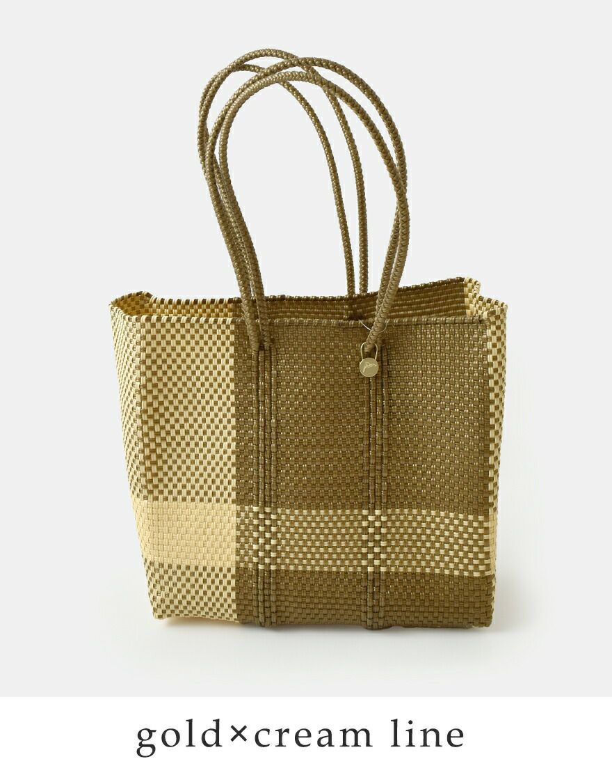 Letra レトラ メルカドバッグ ロングハンドル Mサイズ “CROSS LINE