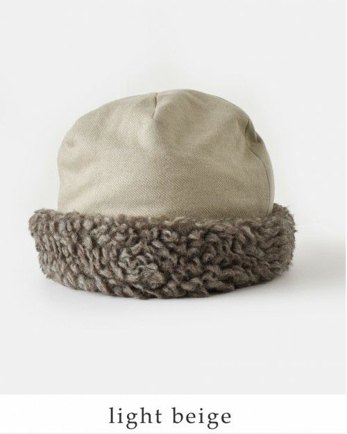 mature ha.(マチュアーハ)ボアフードキャップ“hood cap” maw19