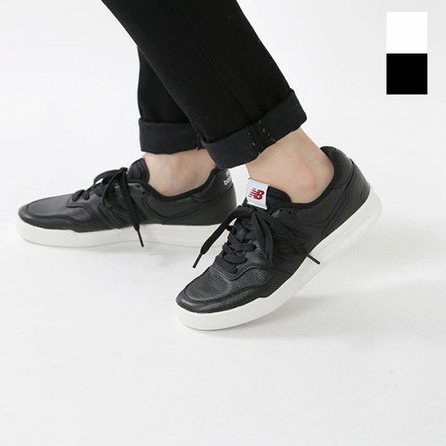 new balance(ニューバランス)オールレザーアッパースニーカー