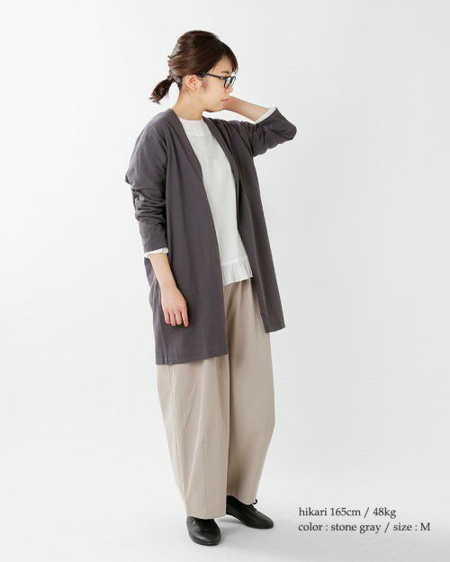 evameva (エヴァムエヴァ) Wool cashmere cardigan / ウール