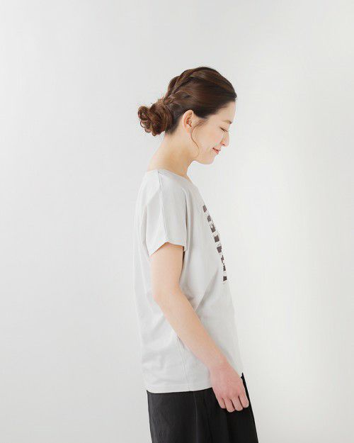 素敵な marble SUD(マーブルシュッド)ビッグフレンチスリーブTシャツ トップス