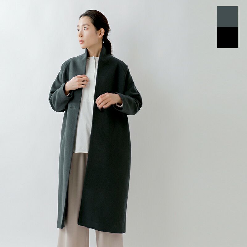 SI-HIRAI スーヒライ スぺシャルショートビーバー ウール ノーカラー 