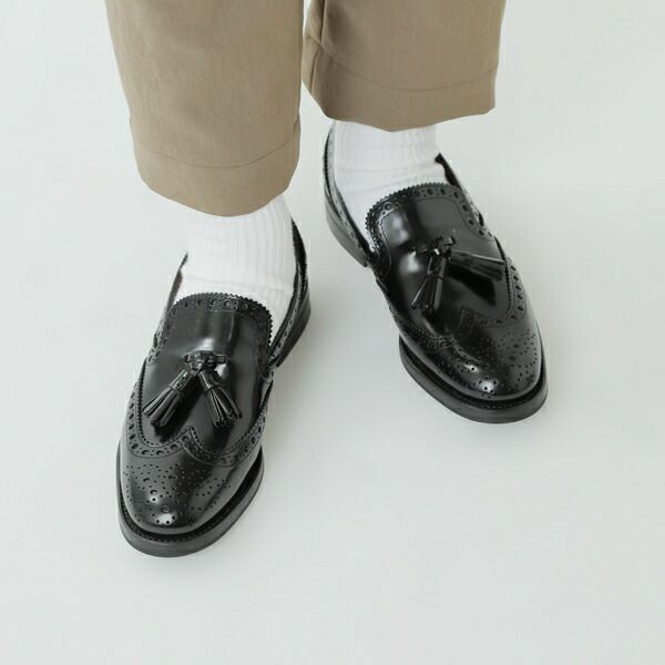 チャーチ（Church´s） イギリス製革靴 TOULSTON 青 UK7F-
