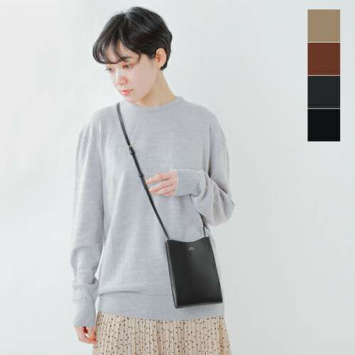 A.P.C.(アー・ペー・セー)レザーネックポーチ“JAMIE” f63412-fn | Piu di aranciato(ピウディアランチェート)