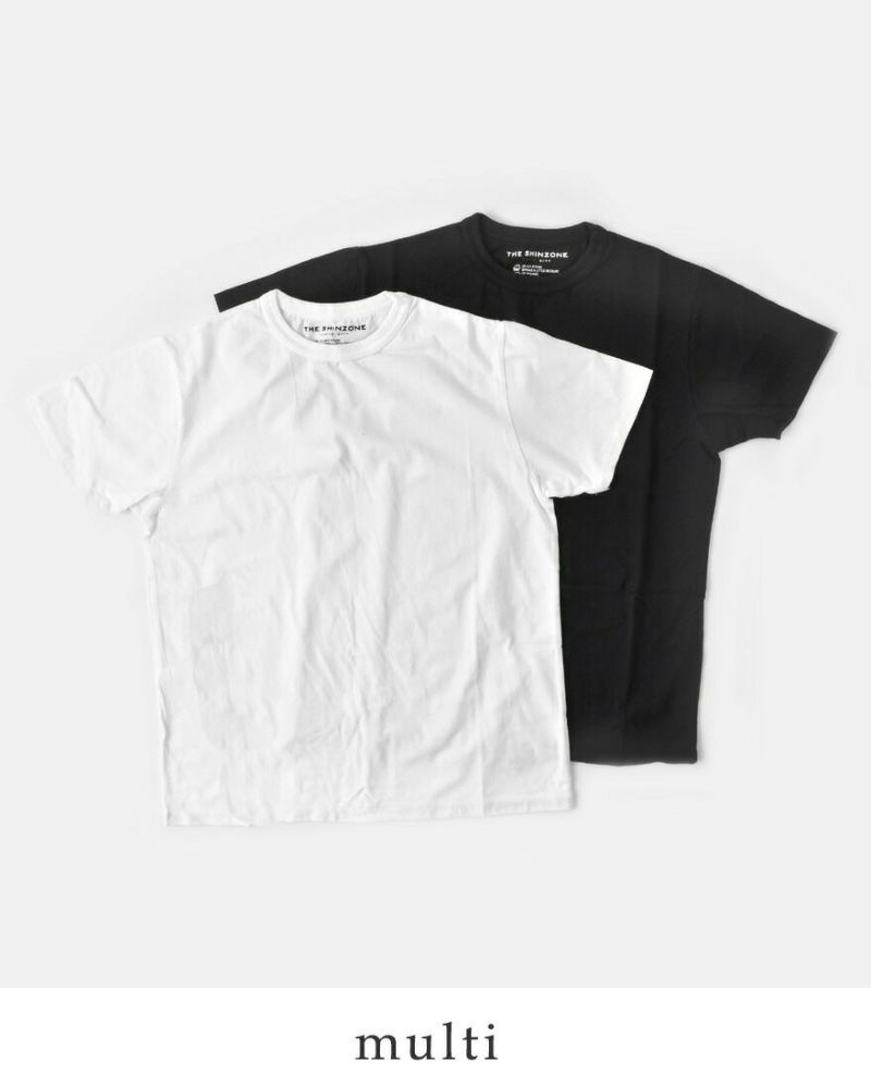 Shinzone シンゾーン パックTシャツ コットン“PACK TEE” 2枚 Shinzone シンゾーン パックTシャツ コットン“PACK TEE” 2枚