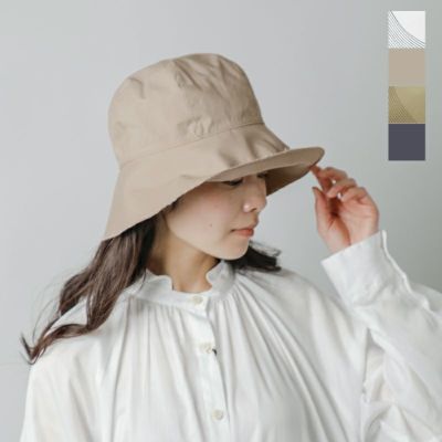 【クーポン対象】mature ha. マチュアーハ <br>オーガニックコットン ステッチ ハット “stitch hat” mas25-12-rf 2025ss新作 レディース