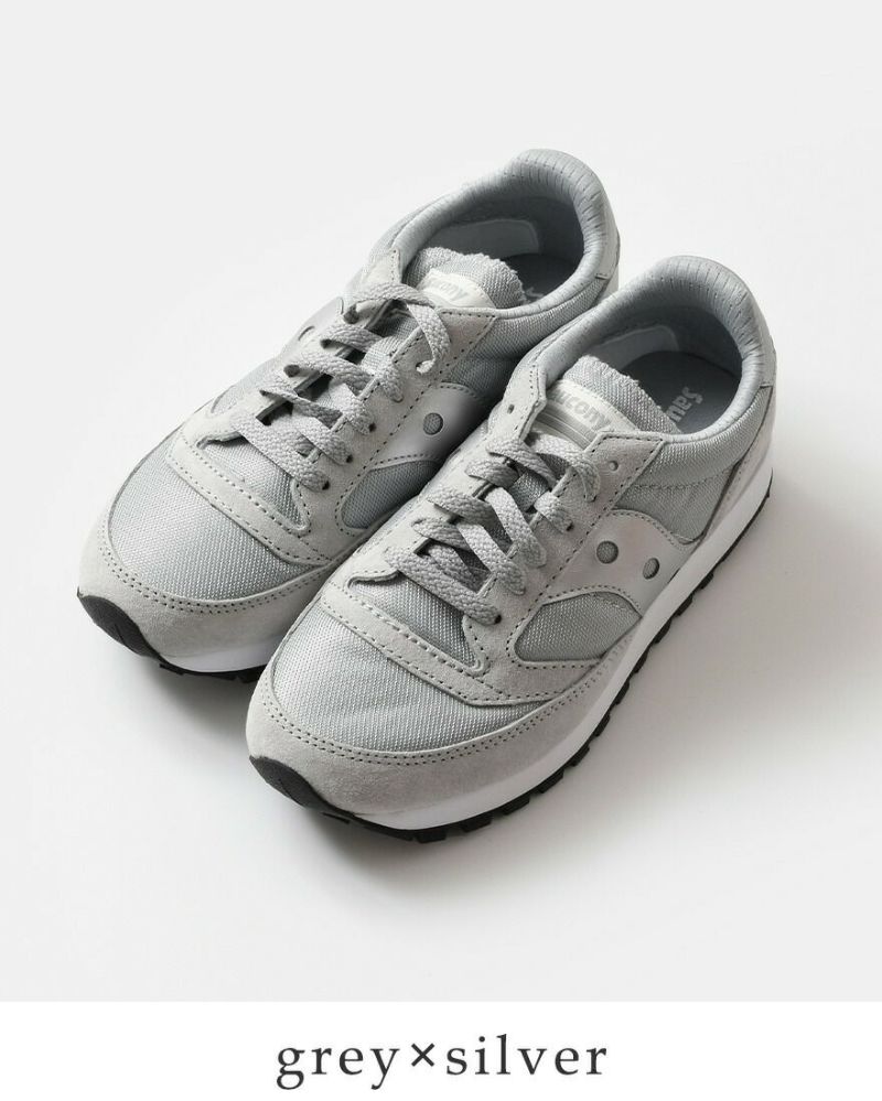 【関税込み】Saucony ホワイト＆グレー Jazz 81 スニーカー Sauconyのホワイト＆グレー Jazz 81 スニーカーがセール中