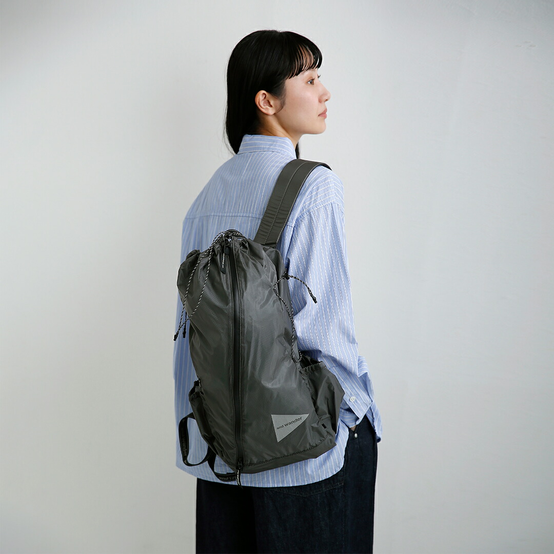 and wander アンドワンダー シル デイパック “sil daypack” 574 