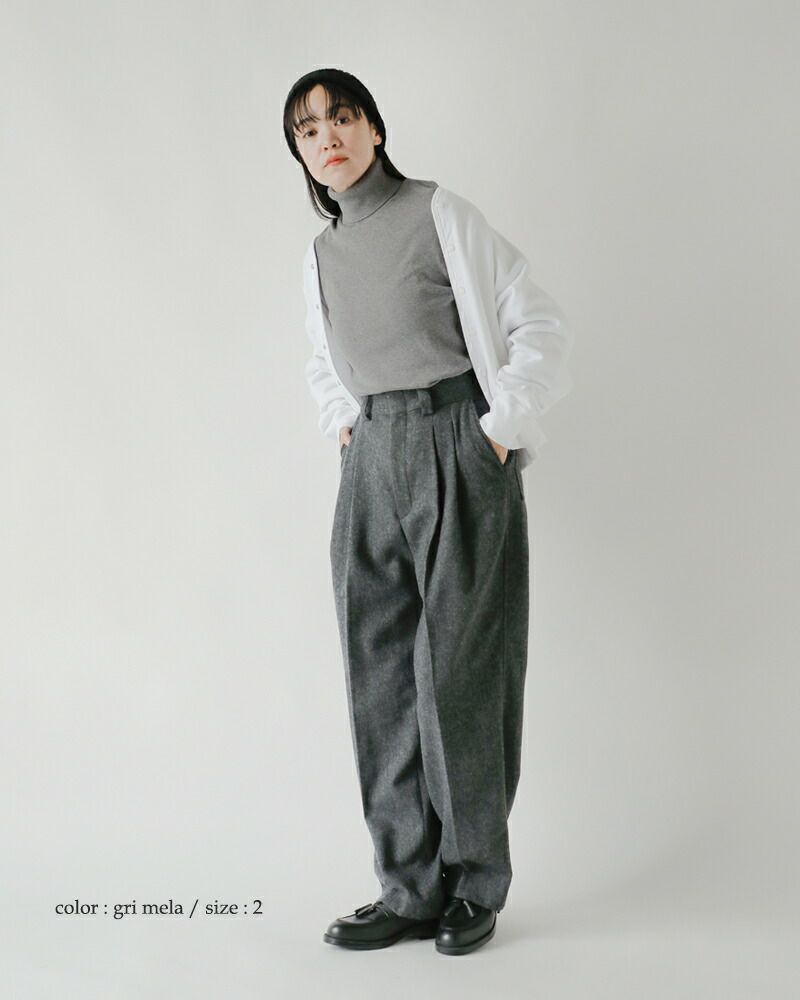 最前線の ジチピ クーポン対象】GICIPI コトーネ リブ コットン ソフト カットソー(長袖/七分)