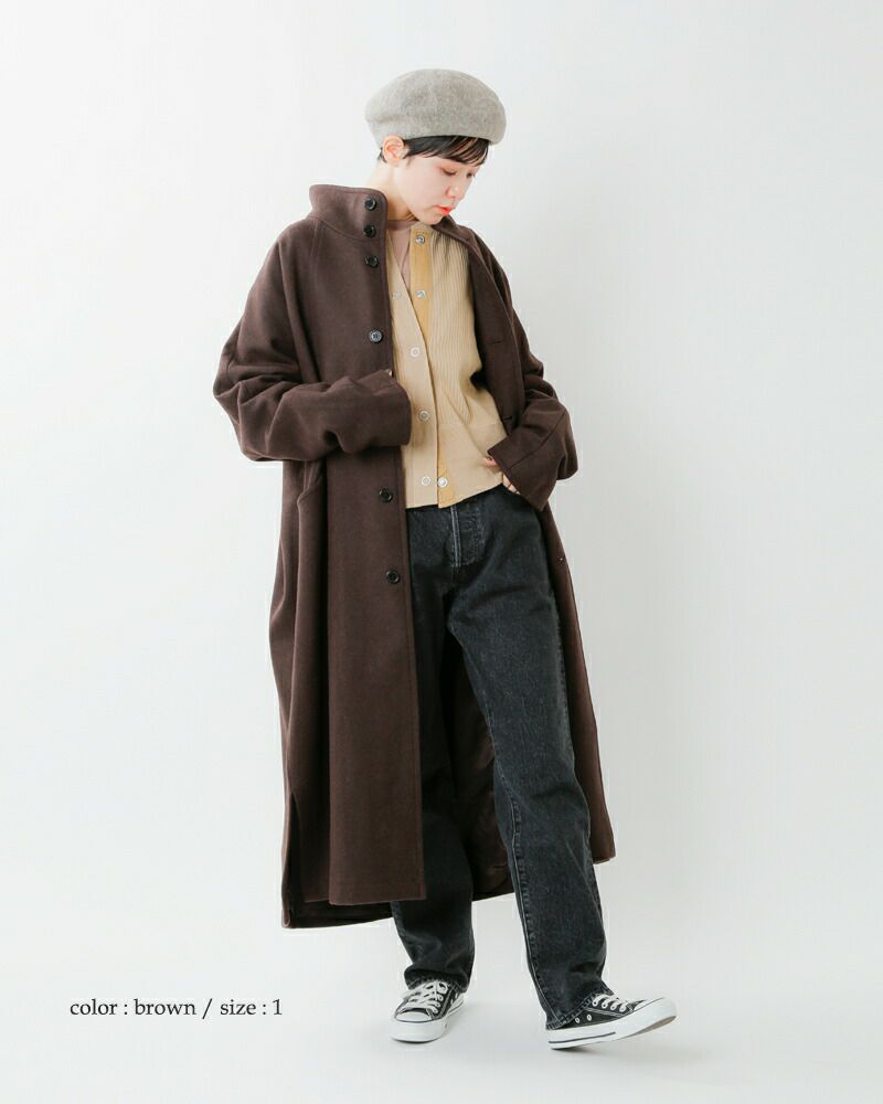 BASISBROEK ブラウン ロングコート サイズ2 人気ブランド新作豊富 BASISBROEK サイズ2 ロングコート