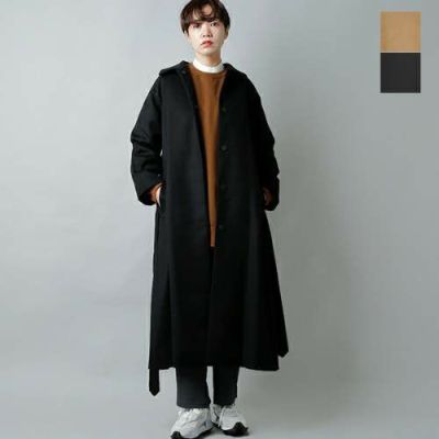 Graphpaper グラフペーパー Wide Stripe Wool Oversized Coat
