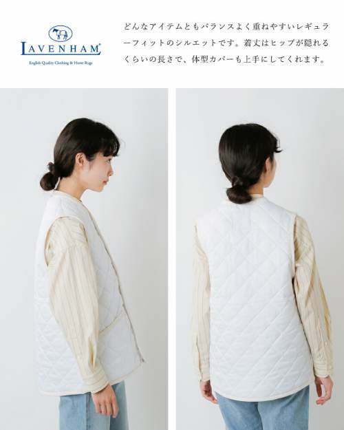 LAVENHAM(ラベンハム)キルティングベスト“THORNHAM WOMENS