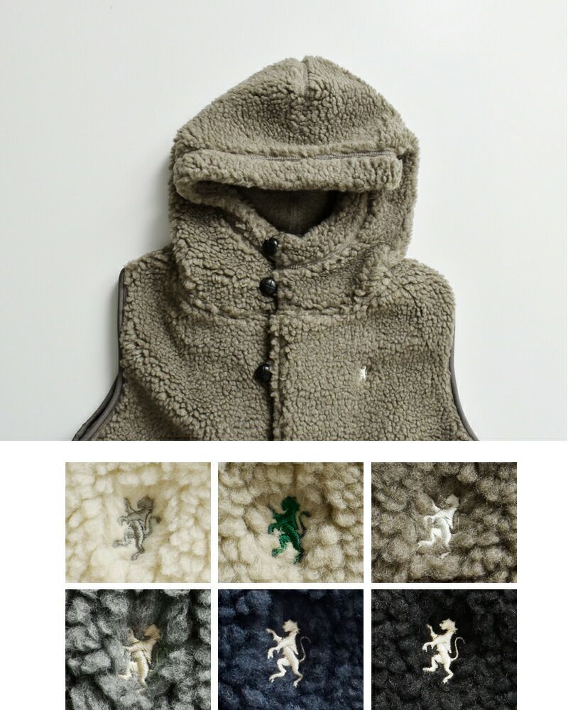 40%OFF】Gymphlex ジムフレックス くるみボタン ボア フーデッド