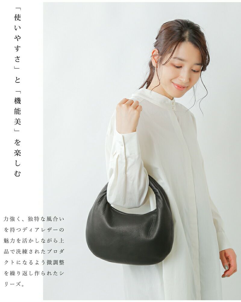 Aeta アエタ ディアレザー ワンショルダー バッグ “ONE SHOULDER M 