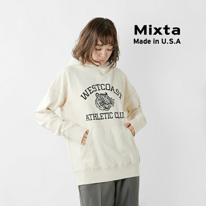 超美品】MIXTA ミクスタ 別注 HOODY スウェットパーカー ベージュ