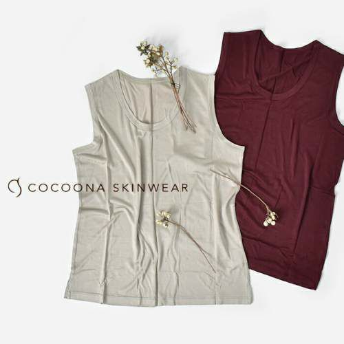 COCOONA SKINWEAR(コクーナスキンウェア)シルク天竺タンク