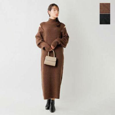CLANE(クラネ)2wayオープンスリーブニットワンピース 11112-5212