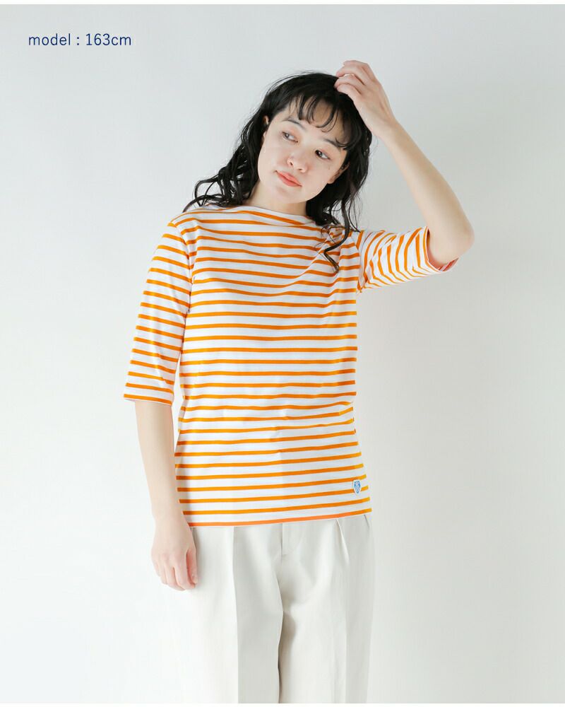ORCIVAL/オーシバル ボートネックプルオーバー BOAT NECK