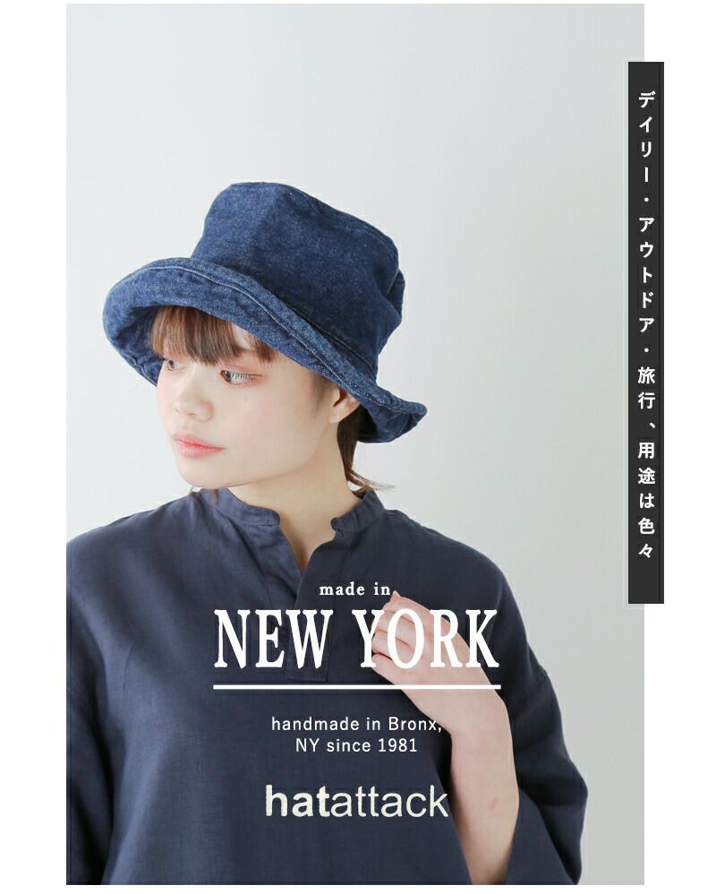 HAT attack(ハットアタック)コットンハット“WASHED COTTON CRUSHER HAT