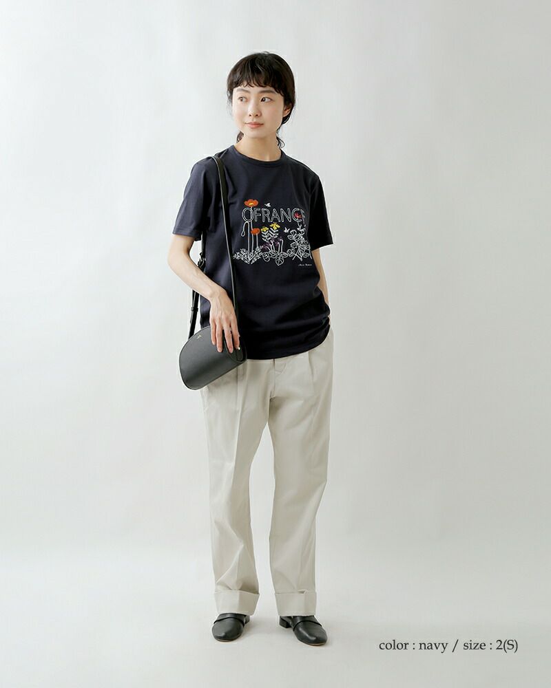 EEL イール コットン プリント Tシャツ “OFRANCE×Asami Hattori
