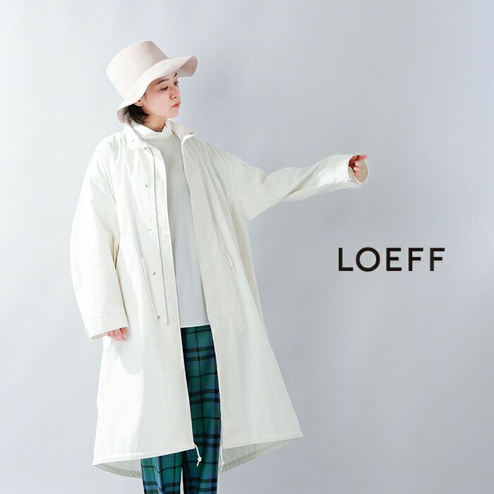 LOEFF ロエフ 撥水 高密度 オックス モッズ コート 8886-243-0019 ...