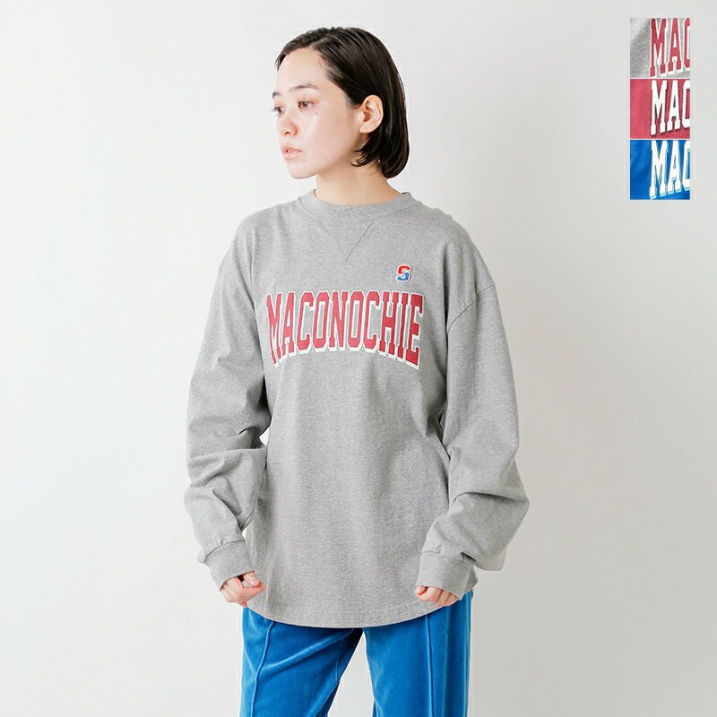 SHINZONE シンゾーン HOODIE PRINT LONG TEE Shinzone シンゾーン コットン クルーネック ロング プリント T