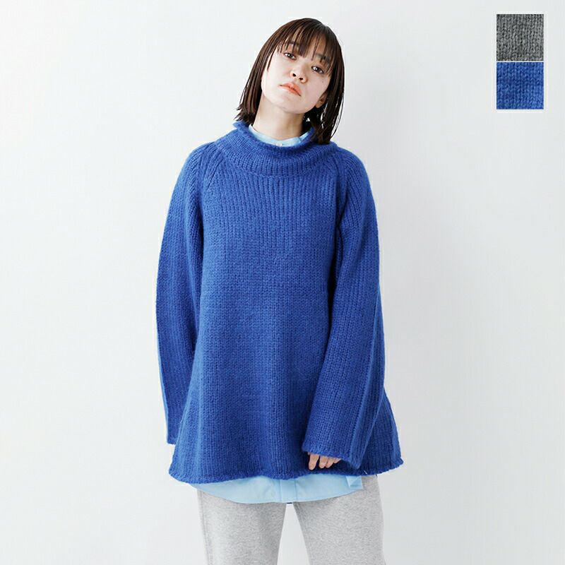 Shinzone シンゾーン モヘア ハイネック ニット プルオーバー 