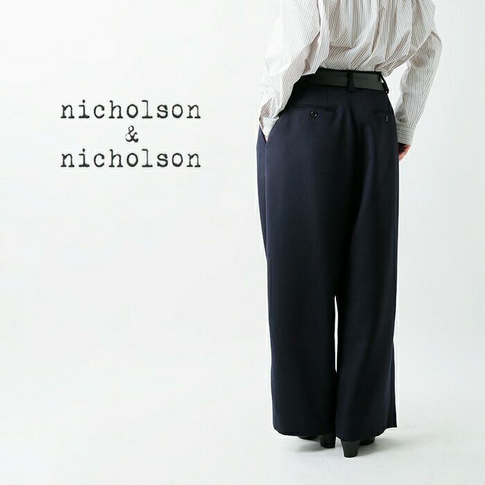 nicholson&nicholson ニコルソンアンドニコルソン ドライ ウール 