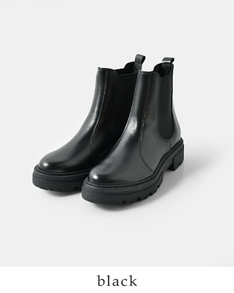 クーポン対象】eness エネス レザー サイドゴア チェルシー ブーツ st