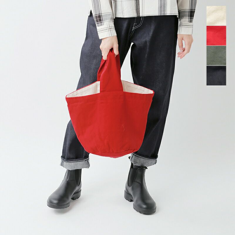 Pouto ポウト キャンバス ワンハンドル バケット バッグ Sサイズ