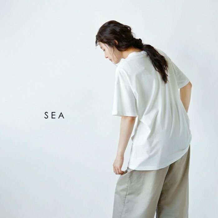 SEA シー コットン 2XL パワーショルダー Tシャツ 110722216-kk